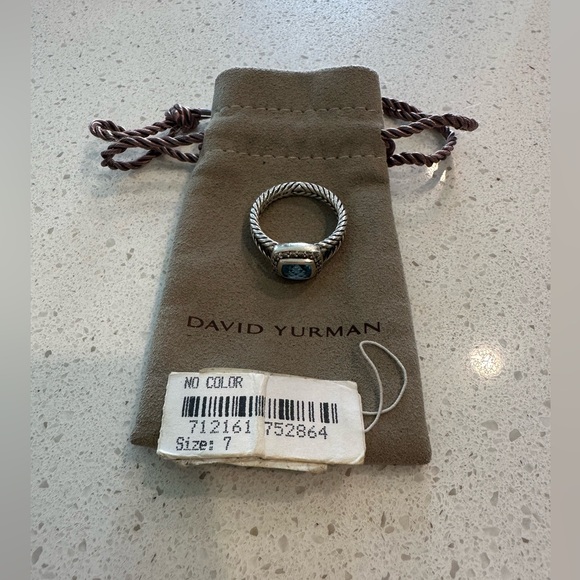 David Yurman Petit Albion Cable Ring Size 7 - Picture 4 of 4